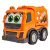 Dickie Toys ABC Streety 204112007 Push Car for Babies and Toddlers from 1 Year Old, Bulldozer, Fire Brigade or Rubbish Collection, 15 cm Toy Car, Orange view 3