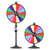 WinSpin 24 Inch Heavy Duty Prize Wheel Dual Use Adjustable Tabletop and Floor Stand Fortune Wheel with Dry Erase Marker & Eraser 14 Slots Spinning Wheel for Carnival Spinner Game and Tradeshow view 1