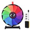 WinSpin 18 Inch Heavy Duty Prize Wheel - 12 Slots Color Tabletop Carnival Games Roulette Wheel - Spinner with Dry Erase Marker Board Games for Trade Show, Carnival, Parties and Outdoor Events view 1