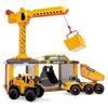 Dickie Toys: Volvo Construction Station - Light & Sound Kids Playset, Ages 3+ view 1