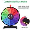 WinSpin 15 Inch Heavy Duty Prize Wheel - 12 Slots Tabletop Roulette Wheel with Dry Erase Marker - Carnival Games Spinner for Trade Shows, Parties and Outdoor Events view 3
