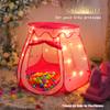 DISHIO Ball Pits with 50 Balls, Pop up Tents for Kids with Star Lights, Ball Pit for Toddlers, Princess Tent Toy for 1,2,3 yrs Birthday Gifts for Girls, Easy to Assemble and Store (50 Balls Included) view 2