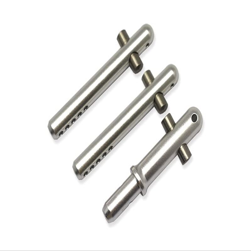 GPM For Arrma 1/7 FIRETEAM Tactical Unit 6S BLX ARA7618 Upgrade Parts Aluminum + Stainless Steel Front+Rear Body Post - 3Pc Set Silver