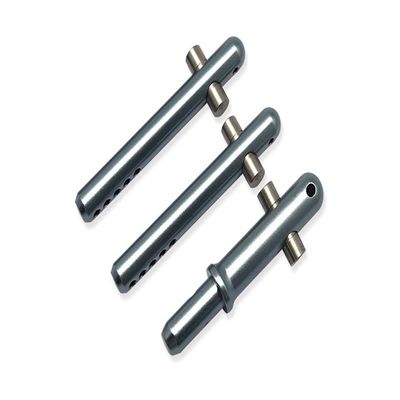 GPM For Arrma 1/7 FIRETEAM Tactical Unit 6S BLX ARA7618 Upgrade Parts Aluminum + Stainless Steel Front+Rear Body Post - 3Pc Set Gray Silver