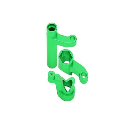 Team Corally 1/10 Sketer XL4S C-00191 Upgrade Parts Aluminum Steering Assembly - 3Pc Set Green