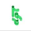 Team Corally 1/10 Sketer XL4S C-00191 Upgrade Parts Aluminum Steering Assembly - 3Pc Set Green view 1