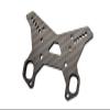GPM for Arrma 1/8 TLR Tuned Typhon ARA8306 Upgrade Parts Carbon Fiber Front Shock Tower (5mm Thickness) -1Pc Set Black view 1