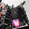 GPM for Arrma 1/8 TLR Tuned Typhon ARA8306 Upgrade Parts Carbon Fiber Front Shock Tower (5mm Thickness) -1Pc Set Black view 3