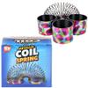 The Dreidel Company Metallic Coil Spring, Rainbow Magic Springy Toy for Kids, Party Favor, Birthday Parties, Carnival Prizes, Goody Bag Filler, 3" (4-Pack) view 2