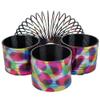 The Dreidel Company Metallic Coil Spring, Rainbow Magic Springy Toy for Kids, Party Favor, Birthday Parties, Carnival Prizes, Goody Bag Filler, 3" (4-Pack) view 4