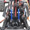 GPM For Arrma 1/7 FIRETEAM Tactical Unit 6S BLX ARA7618 Upgrade Parts Aluminum + Stainless Steel Front+Rear Body Post - 3Pc Set Red view 2