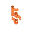 Team Corally 1/10 Sketer XL4S C-00191 Upgrade Parts Aluminum Steering Assembly - 3Pc Set Orange view 1