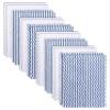 16 Pack Super Soft Baby Burp Cloths, Baby Washcloths, Ultra Absorbent Large Newborn Burping Cloth for Boy and Girl, Milk Spit Up Rags, Unisex for Baby Sensitive Skin, Navy Blue and White, 16 x 12 Inch view 1