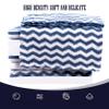 16 Pack Super Soft Baby Burp Cloths, Baby Washcloths, Ultra Absorbent Large Newborn Burping Cloth for Boy and Girl, Milk Spit Up Rags, Unisex for Baby Sensitive Skin, Navy Blue and White, 16 x 12 Inch view 3