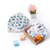 Benoxine Baby Burp Cloths & Baby Bibs 2-in-1 Design Large Size 3 Layers Thicken Cotton Super Absorbent and Soft Baby Spit Up Burping Rags Baby Burp Cloth Set for Boys and Girls Solid 12 Pack view 4