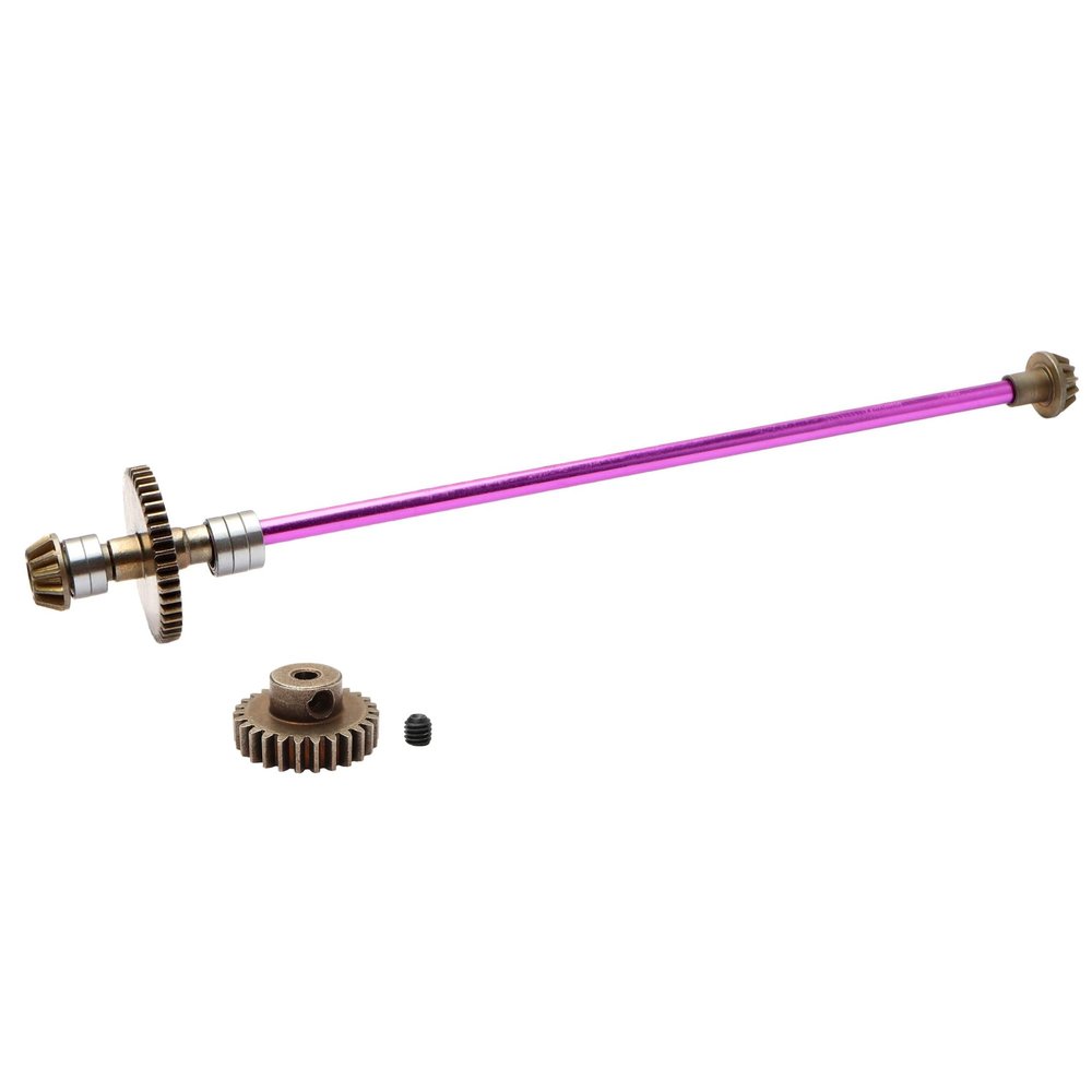 GDOOL Metal Main Central Axle Drive Shaft Upgraded Replacement Spare Parts for 1:12 124019 124018 RC Car Spare Accessories