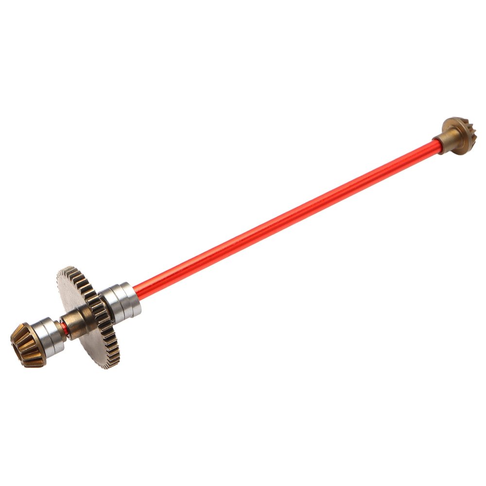 GDOOL Metal Main Central Axle Drive Shaft Upgraded Replacement Spare Parts Compatible with WLtoys 1/12 Scale 124016 124017 124018 124019(Red)