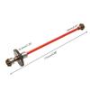 GDOOL Metal Main Central Axle Drive Shaft Upgraded Replacement Spare Parts Compatible with WLtoys 1/12 Scale 124016 124017 124018 124019(Red) view 2