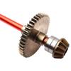 GDOOL Metal Main Central Axle Drive Shaft Upgraded Replacement Spare Parts Compatible with WLtoys 1/12 Scale 124016 124017 124018 124019(Red) view 3