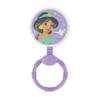 2 Pack Disney Princess Character Shape Rattle and Keyring Teether, Premium Toddler Birthday Toys, Infant Teething Toys, Great for Newborn Shower Gifts view 2