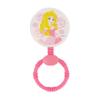 2 Pack Disney Princess Character Shape Rattle and Keyring Teether, Premium Toddler Birthday Toys, Infant Teething Toys, Great for Newborn Shower Gifts view 2