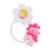 2 Pack Disney Princess Character Shape Rattle and Keyring Teether, Premium Toddler Birthday Toys, Infant Teething Toys, Great for Newborn Shower Gifts view 3
