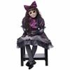 California Costumes Californnia Costumes, Creepy Doll, Child's Costume, XL, Purple/Silver view 2