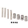 Dilwe RC Axle Pins, Steel Drive Shaft Pins with Set Screws for Summit 1/10 RC Car, RC Wheel Drive Adaptor Pin Wheel Axle Pin RC Accessories view 1