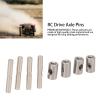 Dilwe RC Axle Pins, Steel Drive Shaft Pins with Set Screws for Summit 1/10 RC Car, RC Wheel Drive Adaptor Pin Wheel Axle Pin RC Accessories view 2