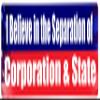 Gear Tatz - I Believe in Seperation of Corporation & State - Political Car Magnet - 2.75 x 9.5 inches - Professionally Made in The USA(Magnetic, X5) view 1