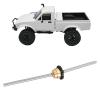 VGEBY Rear Bridge Axle, Aluminum Alloy Differential Kit for C14 C24 C34 C44 B14 B16 B24 B36 1/16 RC Car view 3