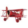 Retro Airplane Model, Red Metal Plane Model Aeroplane Model Toy, 21.1 X 18 X 7.7cm Highly Simulated Flying Toys, for Decoration, Gift view 1
