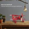 Retro Airplane Model, Red Metal Plane Model Aeroplane Model Toy, 21.1 X 18 X 7.7cm Highly Simulated Flying Toys, for Decoration, Gift view 3