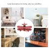 Retro Airplane Model, Red Metal Plane Model Aeroplane Model Toy, 21.1 X 18 X 7.7cm Highly Simulated Flying Toys, for Decoration, Gift view 4