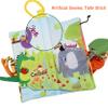 bebe mondo Jungle Baby Stroller Toys,Baby Books 0-6 Months,Touch and Feel Crinkle Cloth Books for Babies Infant Newborn Toys 0-3-6-12-18 Months, Interactive,Shower Gifts for Boys Girls view 3