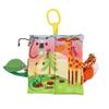 bebe mondo Jungle Baby Stroller Toys,Baby Books 0-6 Months,Touch and Feel Crinkle Cloth Books for Babies Infant Newborn Toys 0-3-6-12-18 Months, Interactive,Shower Gifts for Boys Girls view 4