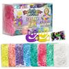 Rainbow Loom Treasure Box Pastel Edition, 8,000 Rubber Bands in 8 Different Pastel Colors, and a BONUS of 2 Happy Looms, Great Activities for Boys and Girls 7+ view 1