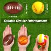 Zhanmai 48 Pcs Sports Stress Balls for Kids Adults Mini Foam Stress Balls Sport Party Favors Piata Fillers Basketball Baseball Soccer Fidget Toy for Anxiety Relief Classroom Goodie Bag Stuffers view 3