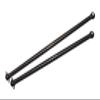 2Pc Set Carbon Steel Dogbone for Arrma 1/7 Fireteam Tactical Unit 6S Blx-Ara7618 by GPM (Black) view 1