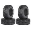 RC Car Tires,WONFAST 4PCS 1.55 inch Mud Wheel Tyre Terrain Crawler Rubber Tires Foam Insert for 1:10 RC Crawler Car for 1:10 Axial 90069 TF2 D90 CC01 LC70 Tamiya MST JIMNY UTB18(76MM-A) view 1