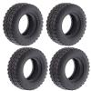 RC Car Tires,WONFAST 4PCS 1.55 inch Mud Wheel Tyre Terrain Crawler Rubber Tires Foam Insert for 1:10 RC Crawler Car for 1:10 Axial 90069 TF2 D90 CC01 LC70 Tamiya MST JIMNY UTB18(76MM-A) view 3