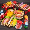 80-Piece Interactive BBQ Grill Playset Toy - Realistic Pretend Cooking Set with Grill Tools & Food Accessories for Kids Ages 3-8, BPA-Free Learning Toys for Boys Girls Toddlers view 1