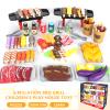 80-Piece Interactive BBQ Grill Playset Toy - Realistic Pretend Cooking Set with Grill Tools & Food Accessories for Kids Ages 3-8, BPA-Free Learning Toys for Boys Girls Toddlers view 2