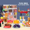 80-Piece Interactive BBQ Grill Playset Toy - Realistic Pretend Cooking Set with Grill Tools & Food Accessories for Kids Ages 3-8, BPA-Free Learning Toys for Boys Girls Toddlers view 4