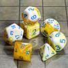 CiaraQ DND Polyhedral Dice Set with a Black Dice Bag for D&D RPG MTG Role Playing Table Games view 2