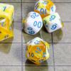 CiaraQ DND Polyhedral Dice Set with a Black Dice Bag for D&D RPG MTG Role Playing Table Games view 4