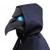 CAFELE Steampunk Plague Doctor Bird Mask with LED Light, Retro Long Nose Beak Cosplay Mask Halloween Masquerade Costume Props (Blue Led) view 1