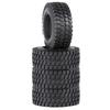 RC Car Tires,WONFAST 4PCS 1.55 inch Mud Wheel Tyre Terrain Crawler Rubber Tires Foam Insert for 1:10 RC Crawler Car for 1:10 Axial 90069 TF2 D90 CC01 LC70 Tamiya MST JIMNY UTB18(76MM-B) view 3