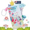 bebe mondo Unicorn Baby Books 0-6 Months Toys 6 to 12 Months, Touch Feel Cloth Crinkle Books for Babies,Infants, Soft Sensory Stroller Toys, Christmas Baby Gifts Shower Items, Chweing Book (Princess) view 1