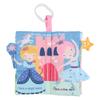 bebe mondo Unicorn Baby Books 0-6 Months Toys 6 to 12 Months, Touch Feel Cloth Crinkle Books for Babies,Infants, Soft Sensory Stroller Toys, Christmas Baby Gifts Shower Items, Chweing Book (Princess) view 3